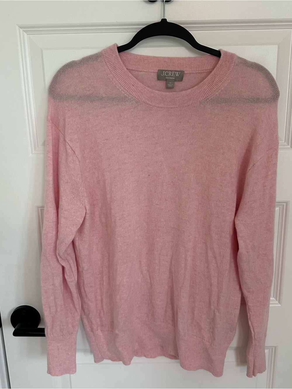 J. Crew Light Pink Crewneck Sweater